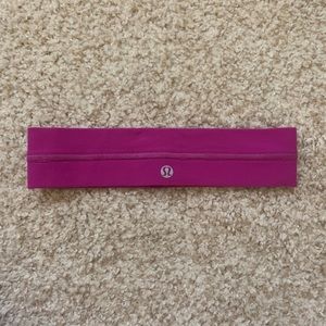Magenta lululemon headband